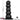 7.08in 9.05in 10.62in Black Beads Tower Five Bead Big Anal Plug Dildo Real Dildos