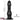 8.66in 12.2in Super Big Head Anal Dilation Black Big PVC Anal Plug Dildo Real Dildos