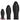5.11in 7.08in 9.05in Dragon Egg Thread PVC Black Cock Big Butt Plug Dildo Real Dildos