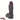 7.08in 7.48in 8.26in Ebony Real Silicone Soft Dildo For G-spot Simulation Real Dildos