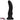 7.67in 9.25in 11.22in Black Silicone Anal Plug Dildo For Couples Men
