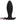 4.52in 5.7in 7.08in Black Bodysafe Ultra-silicone Small Anal Plug Dildo