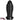 5.11in 7.08in 9.05in Dragon Egg Thread PVC Black Cock Big Butt Plug Dildo Real Dildos
