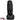 12.2in 13.38in Black PVC Large Thick Giant Caterpillar Anal Dilation Dildo Real Dildos
