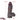 7.08in 7.48in 8.26in Ebony Real Silicone Soft Dildo For G-spot Simulation Real Dildos