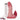 7.36in Realistic Vessel Appearance Dual Density Silicone Ejaculating Dildo