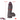 7.08in 7.48in 8.26in Ebony Real Silicone Soft Dildo For G-spot Simulation Real Dildos