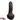 8.66in Ebony Real Large Silicone Soft Dildo For Hands-Free Play Anal Real Dildos