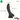 7.28in 8.27in 10.04in Soft Real Ebony Big Looking Silicone G Spot Dildo Real Dildos
