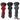 7.48in Silicone Soft Mixed Color Dog Cock Dildo For Sex Toy Orgasm Real Dildos