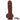 8.85in 3in1 Intelligent Heating Thrusting Vibrating Electric Ebony Dildo Real Dildos